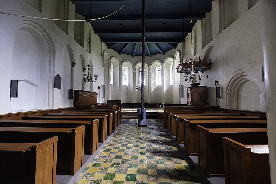 Foto: kloosterkerk Thesinge. Foto gemaakt door Hardscarf.